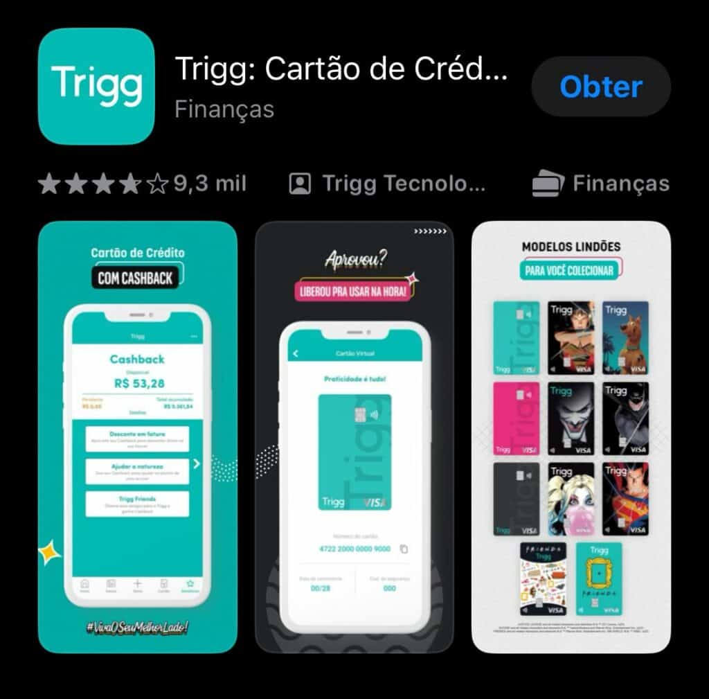 fazer cartão de crédito trigg