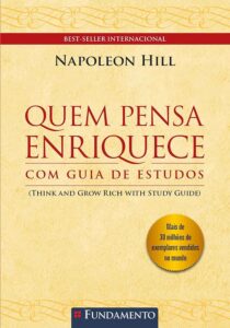 Capa do livro para aprender a ganhar dinheiro - quem pensa enriquece