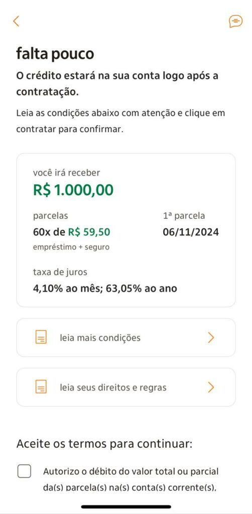 como pedir empréstimo do Itaú