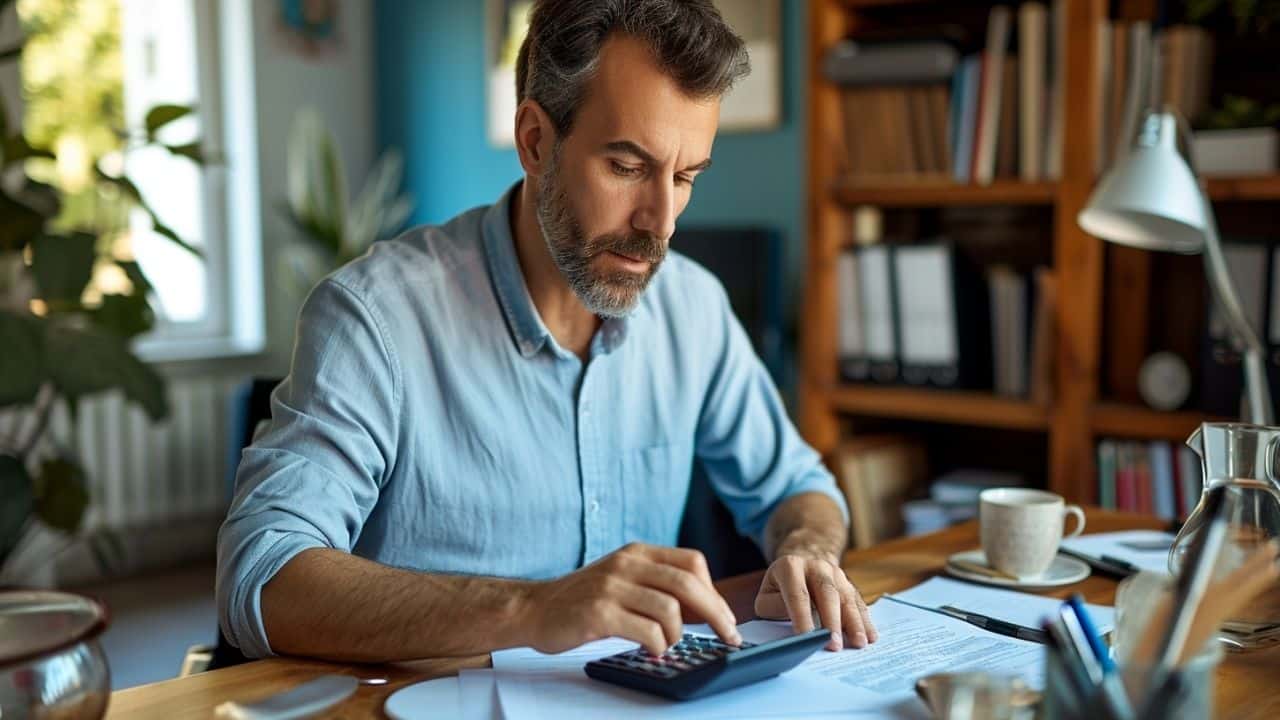 Persona comparando prodcutos financieros