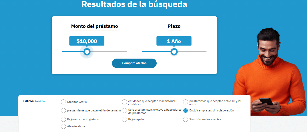 Buscadores de préstamos en Financera.MX