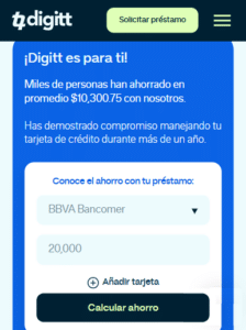 Solicitud en Digitt