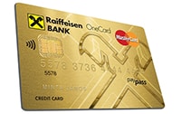 Raiffeisen OneCard Gold Hitelkártya