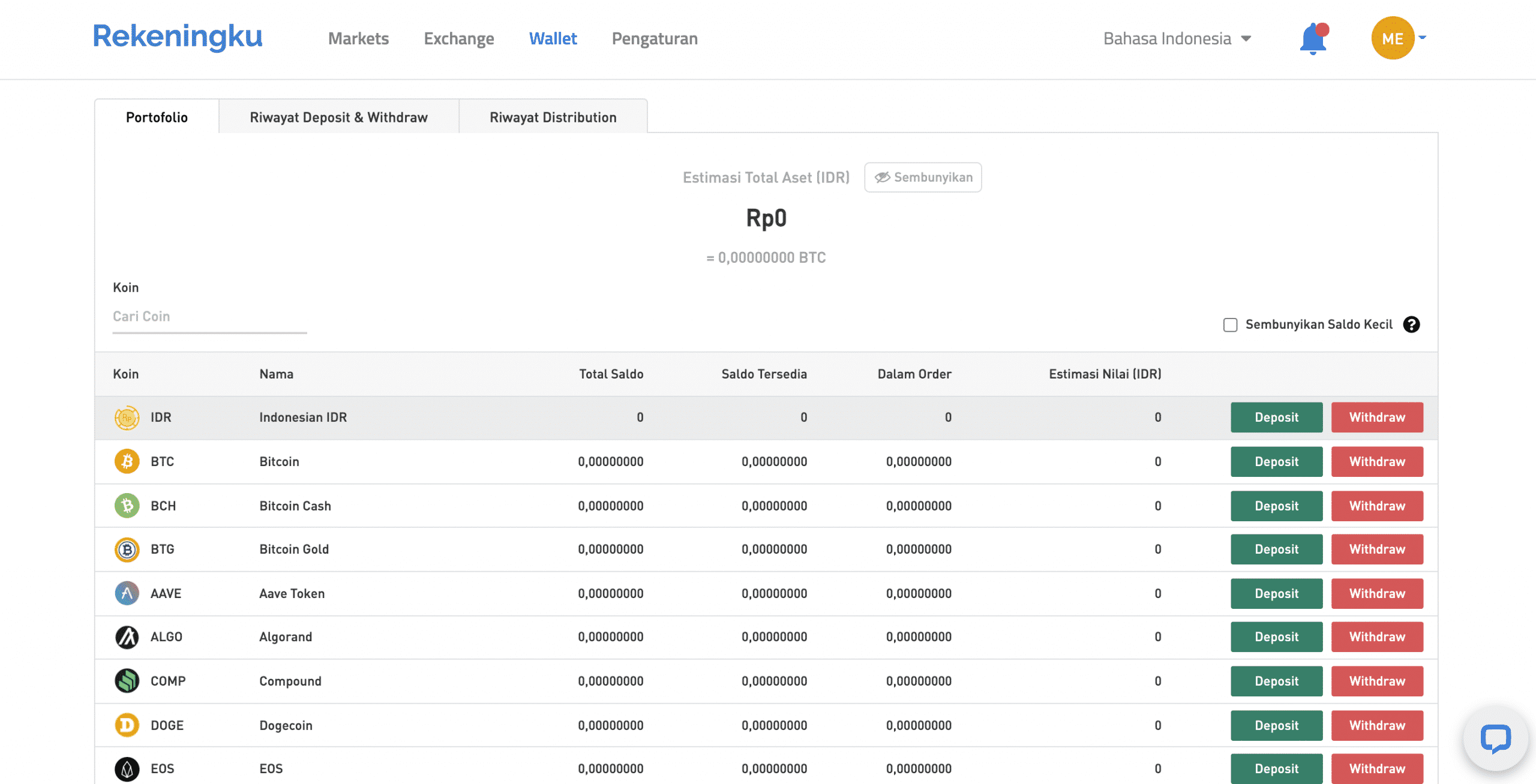 Cara Deposit IDR di Rekeningku