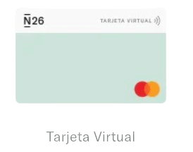 tarjeta n26 vitual estandard