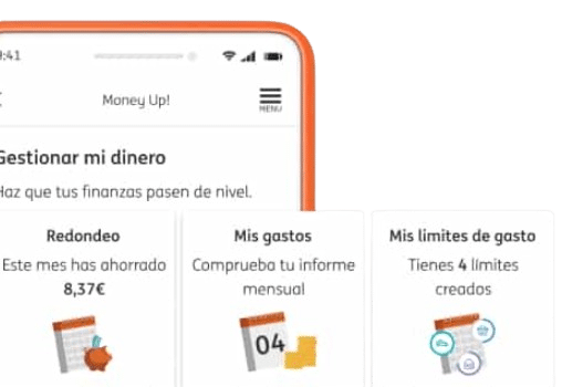 ING money up cuenta nomina